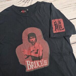 Vintage Bruce Lee T Shirt Mens XL Enter the Dragon Bruce Lee Brand Tag Made USA